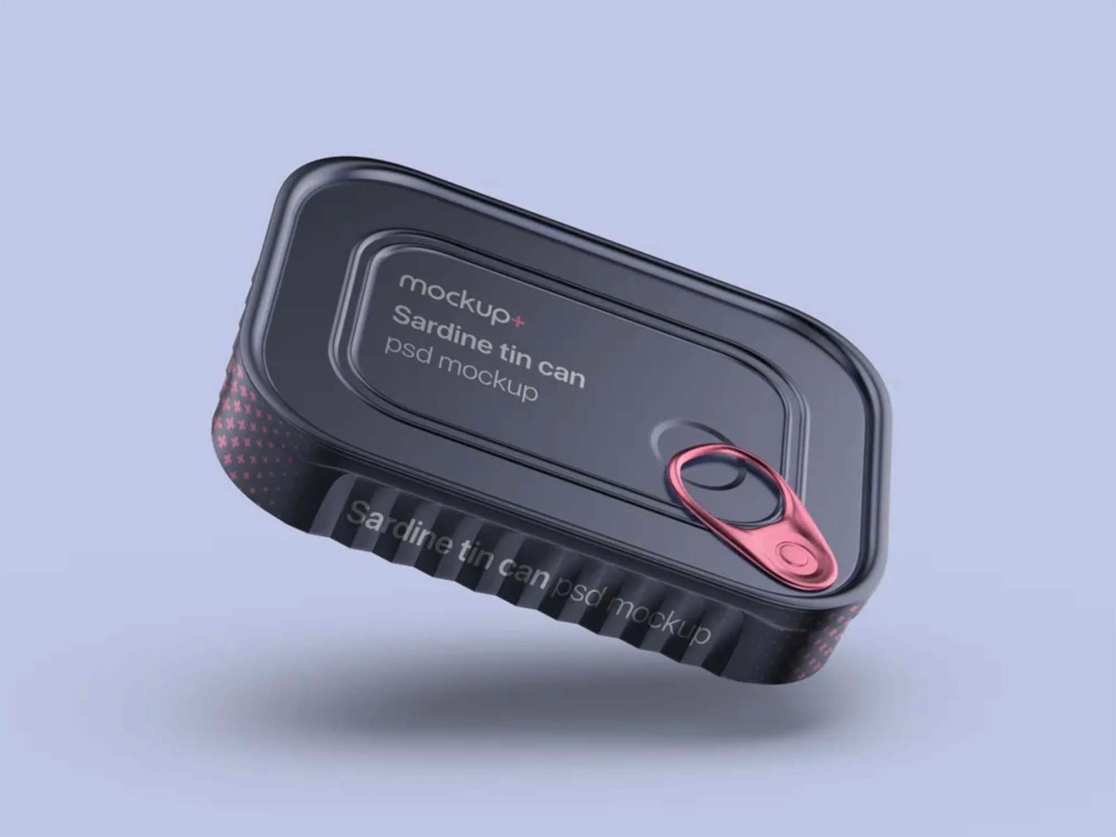 Free Floating Sardine Can Mockup (PSD)